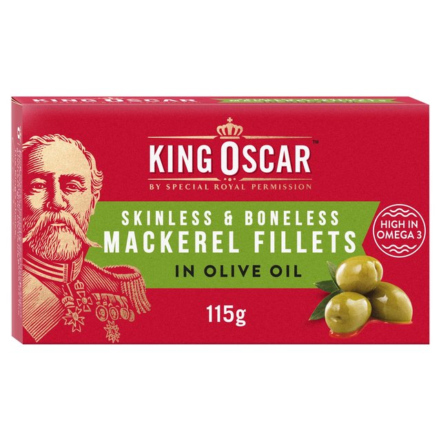 Mackerel Fillets in Olive Oil - King Oscar 115g