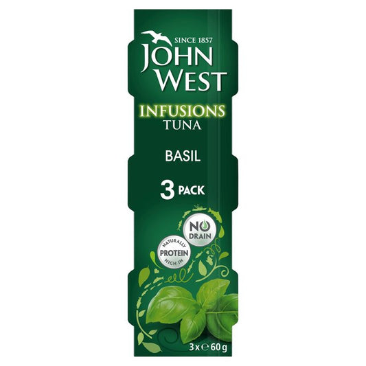 John West Infusions Tuna Basil 3 Pack 3 x 60g