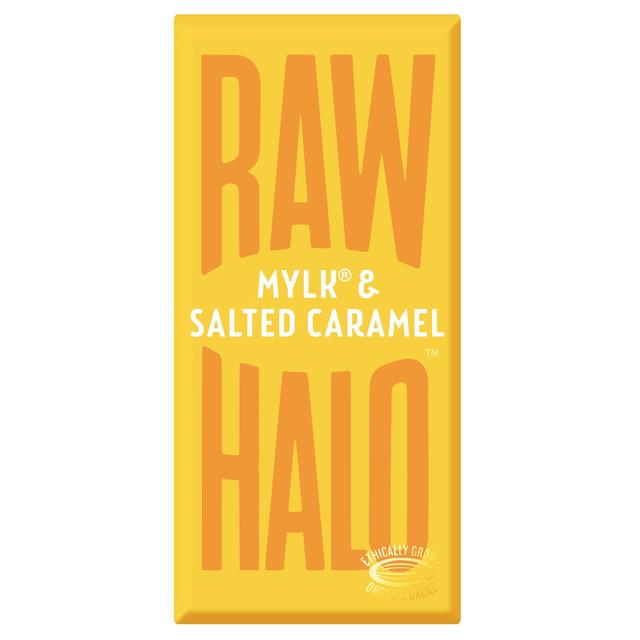 Raw Halo Vegan Mylk & Salted Caramel Chocolate Bar 70g