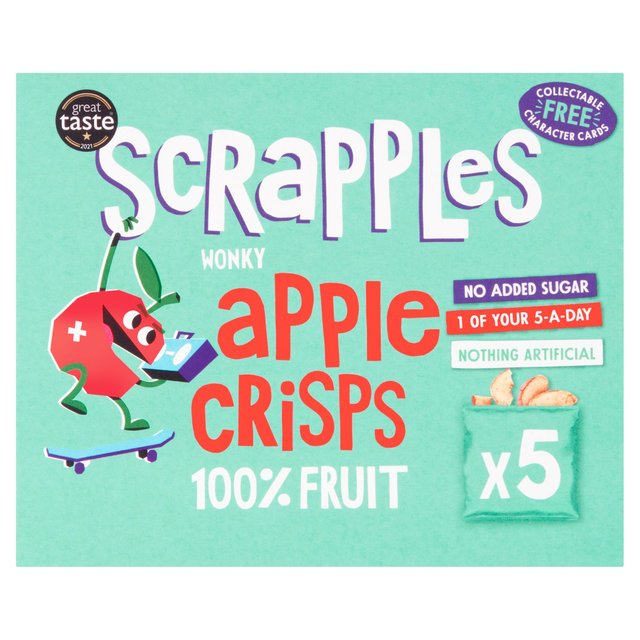 Scrapples Kids Apple Crisps Multi-Box 5 x 12g