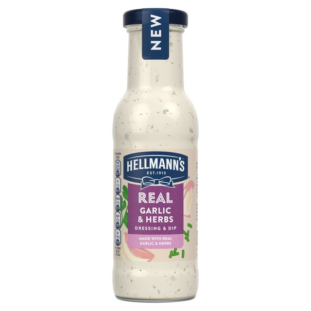 Hellmann's Garlic & Herb Salad Dressing & Dip 250ml