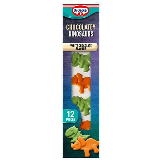 Dr. Oetker Chocolatey Dinosaurs White Chocolate Flavour 20g