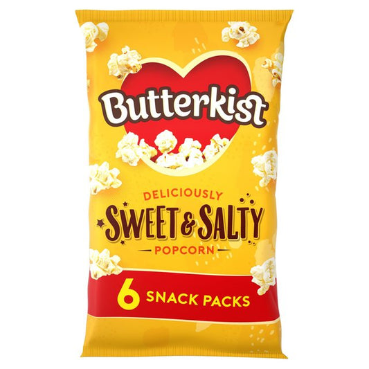 Butterkist Sweet & Salty Popcorn 6 per pack