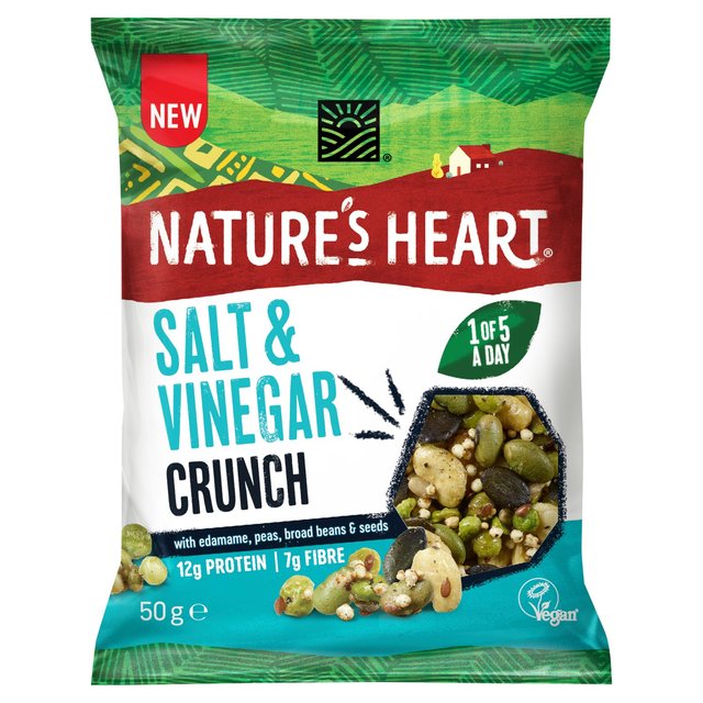 Nature's Heart Crunch Salt & Vinegar 50g