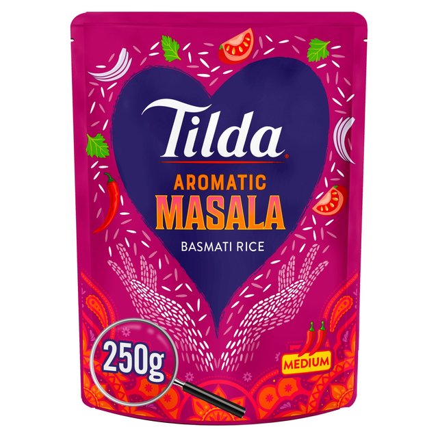 Tilda Microwave Masala Basmati Rice 250g