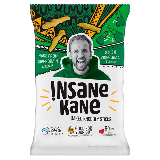 Insane Grain Salt & Vinegar - Baked Knobbly Sticks 80g