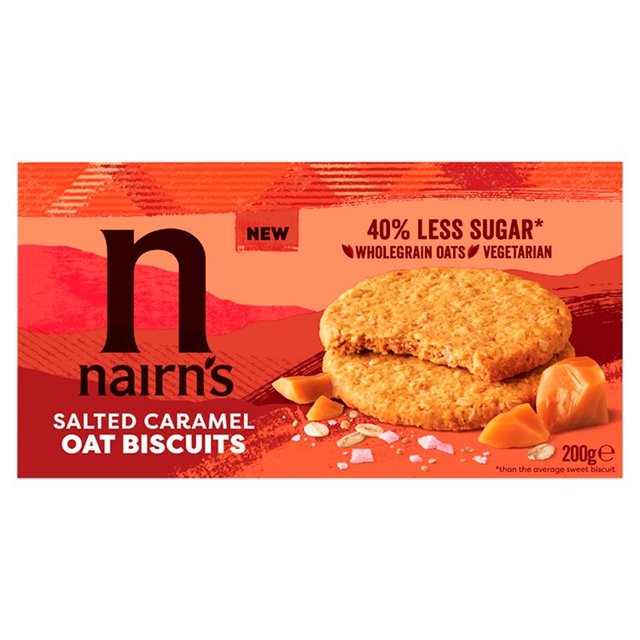 Nairns Salted Caramel Oat Biscuit 200g