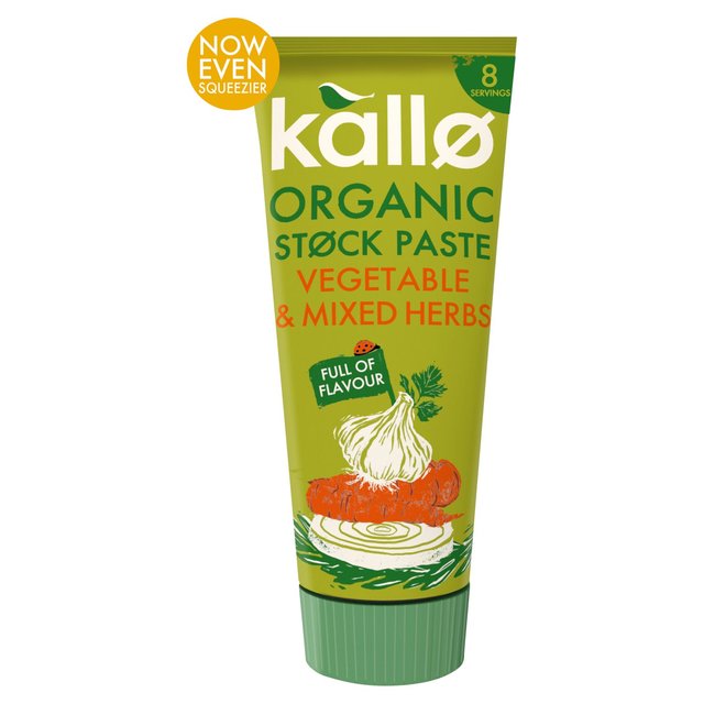 Kallo Organic Vegetable and Mixed Herbs Stock Paste 100g