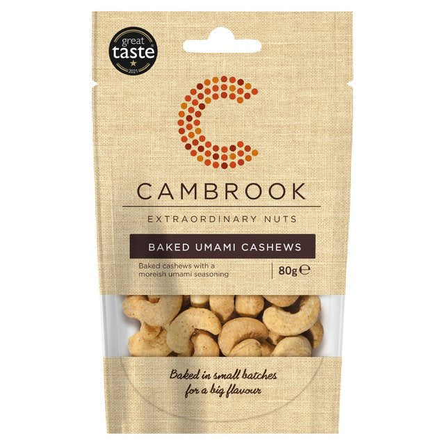 Cambrook Baked Umami Cashews 80g