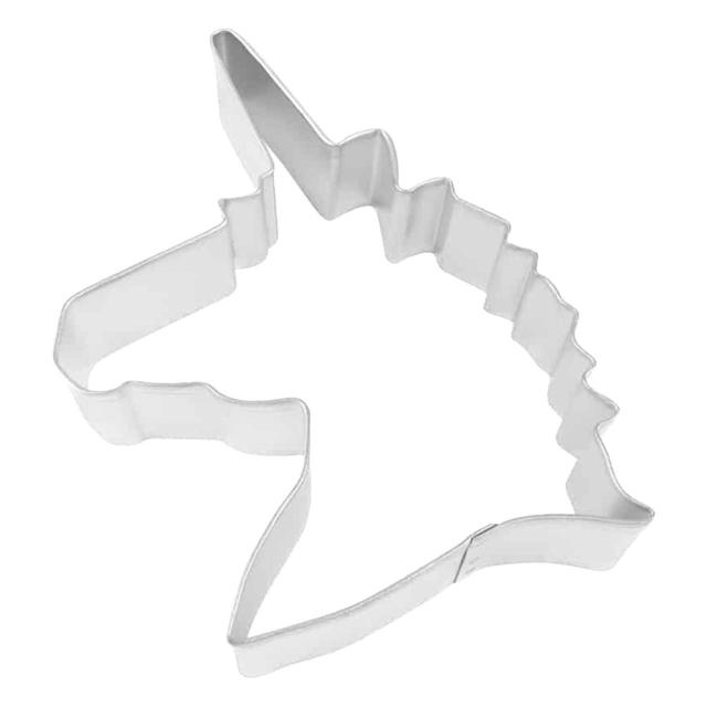 Anniversary House Unicorn Head Tin-Plated Cookie Cutter N/A