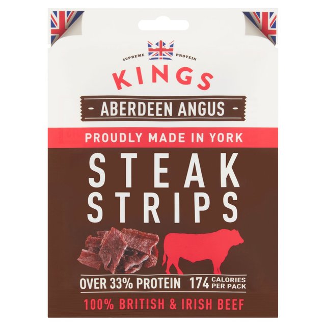 Kings Elite Snacks Aberdeen Angus Steak Strips 60g