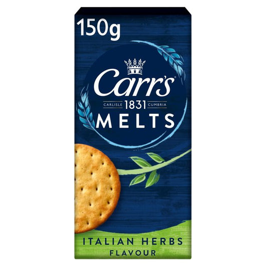 Carr's Melts Italian Herbs Flavour Crackers 150g