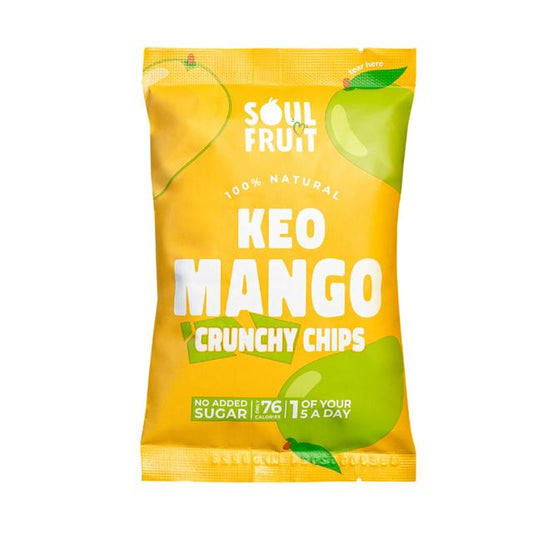 Soul Fruit Freeze Dried Mango Crisps 20g