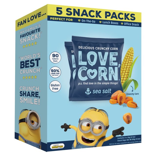 LOVE CORN Sea Salt Multipack 5 x 20g