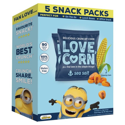 LOVE CORN Sea Salt Multipack 5 x 20g