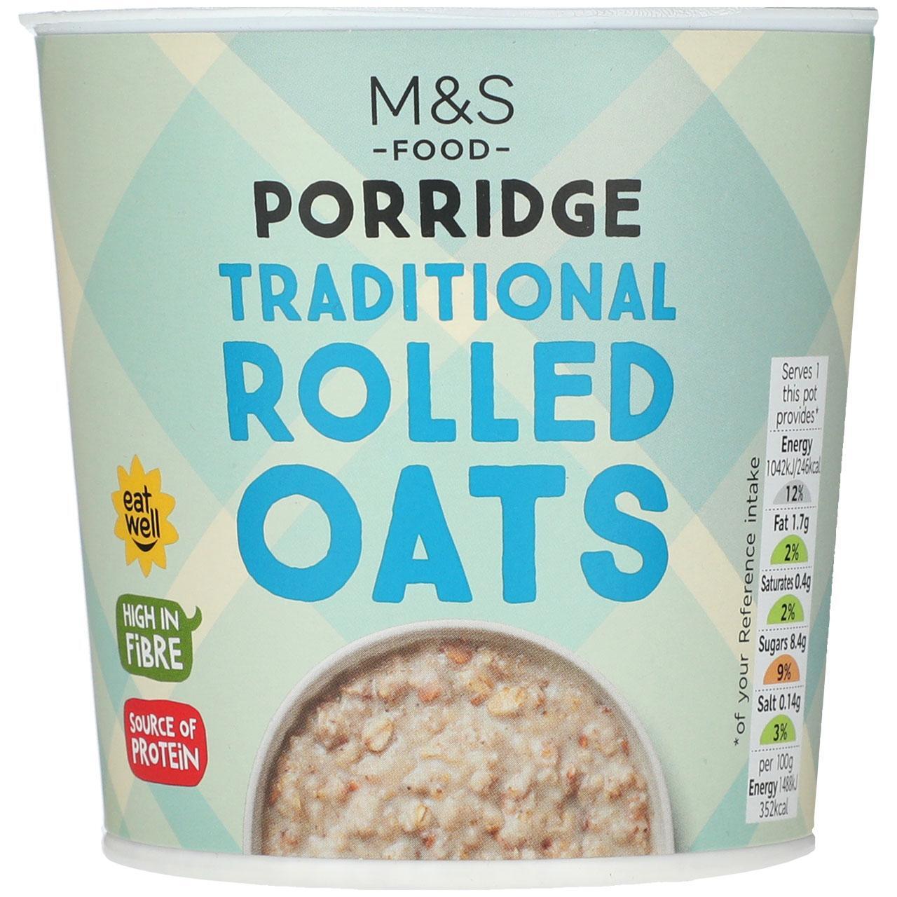 M&amp;S Traditional Rolled Porridge Oats 70g M&amp;S Traditional Rolled Porridge Oats 70g