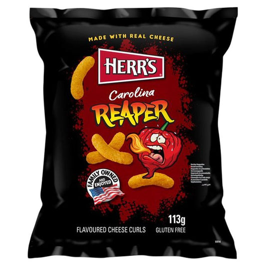 Herrs Carolina Reaper Cheese Curls 113g