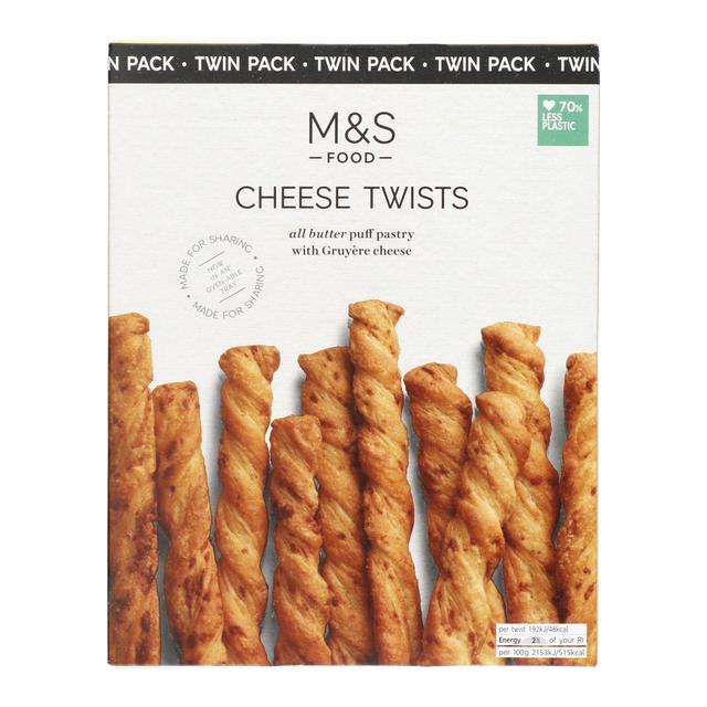 M&S Cheese Twists Twin Pack 250g