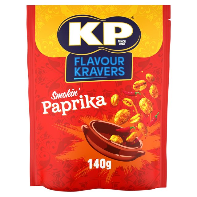 KP Nuts Flavour Kravers Smokin' Paprika Peanuts 140g