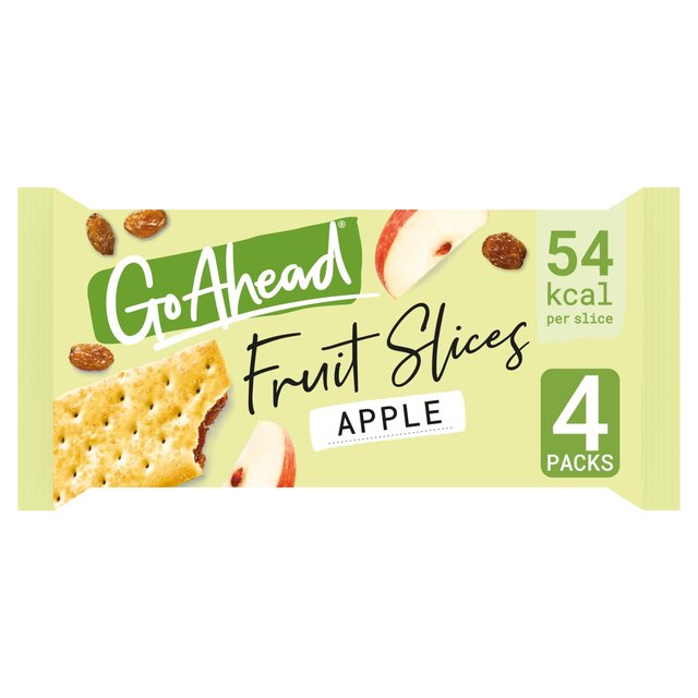 Go Ahead Apple Crispy Fruit Slices Snack Bars Multipack 4 per pack