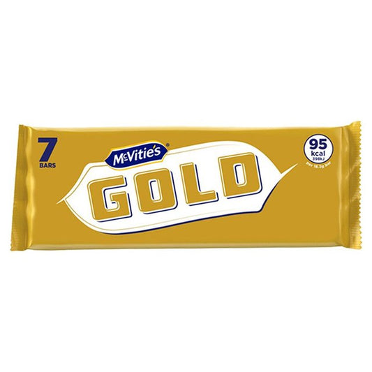 McVitie's Gold Caramel Flavour Biscuit Bars Multipack 7 per pack