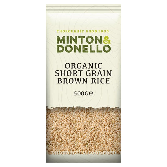 Mintons Good Food Organic Short Grain Brown Rice 500g