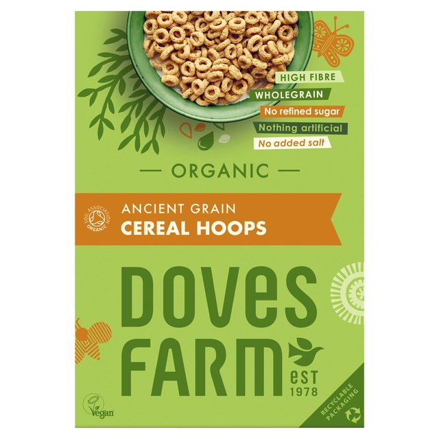 Doves Farm Organic Ancient Grain Cereal Hoops 300g