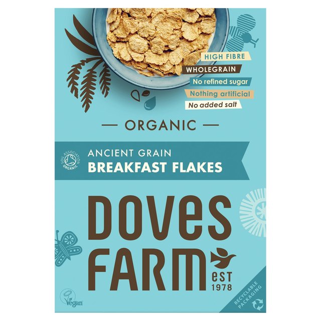 Doves Farm Organic Ancient Grain Breakfast Flakes 375g