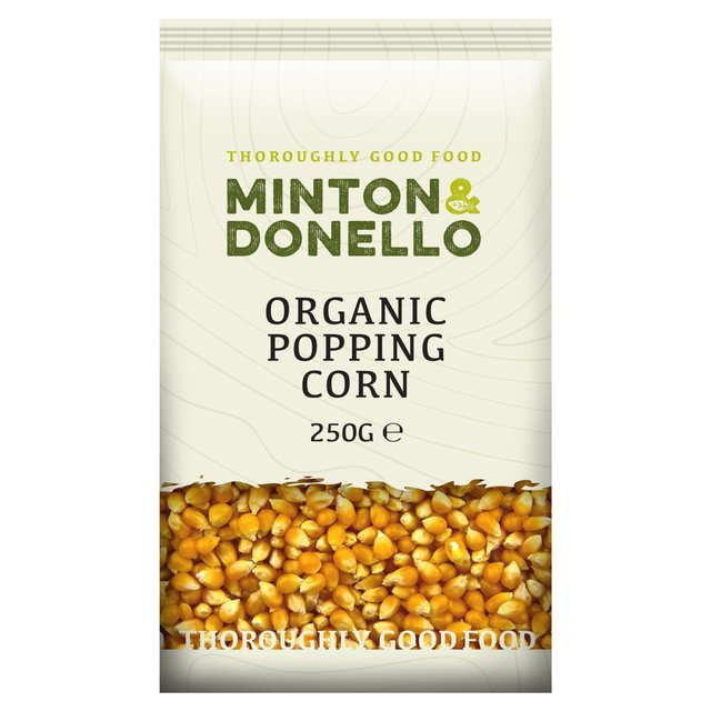 Mintons Good Food Organic Popping Corn 250g