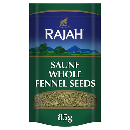 Rajah Spices Whole Fennel Saunf Seeds 85g