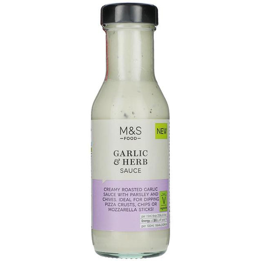 M&S Garlic & Herb Sauce 250ml