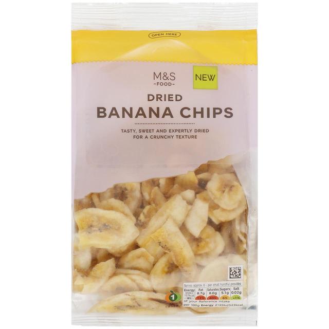 M&S Dried Banana Chips 200g