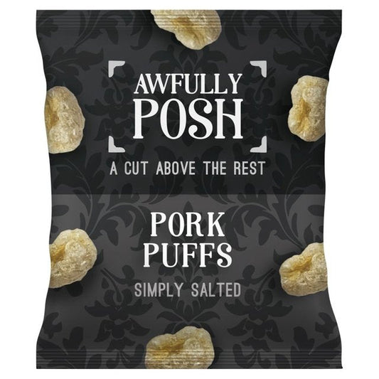 Awfully Posh Simply Salted Pork Puffs 30g