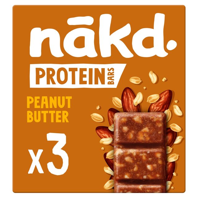 nakd. Protein Peanut Butter Multipack 3 x 45g