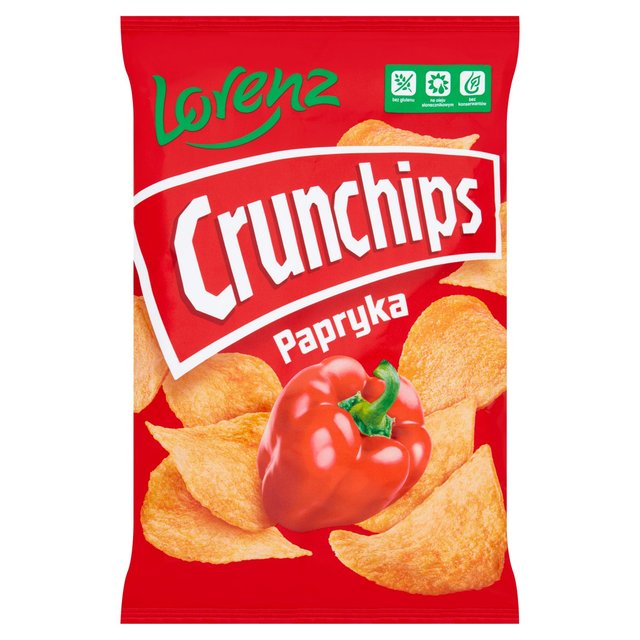 Lorenz Crunchips Paprika Crisps 140g