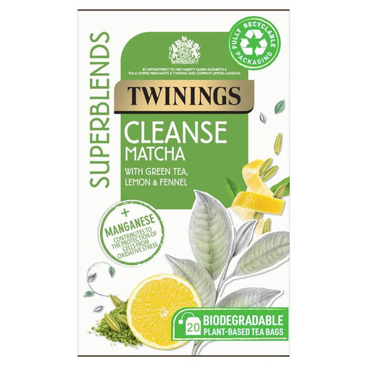 Twinings Superblends Cleanse Matcha 20 per pack