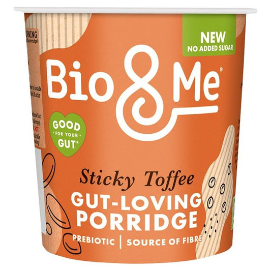 Bio&Me Sticky Toffee Pudding Porridge Pot 58g