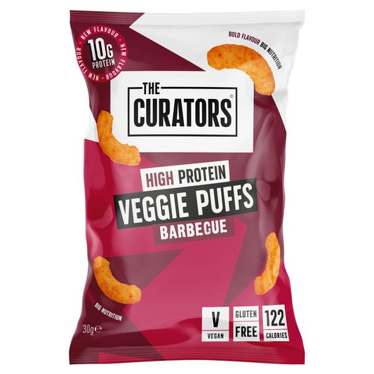 The Curators High Protein BBQ Veggie Puffs 30g