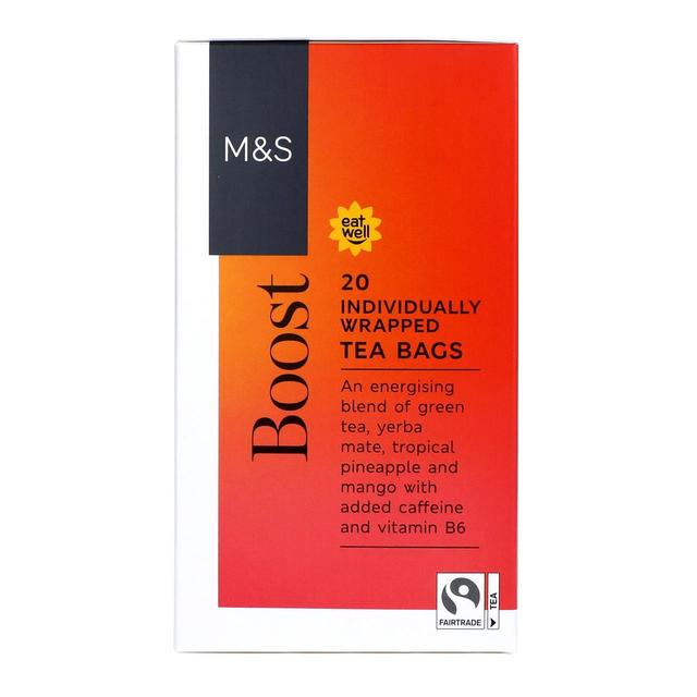 M&S Green Tea Boost Teabags 20 per pack