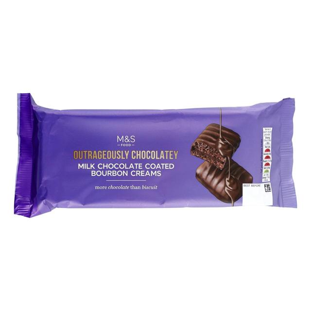 M&S Milk Chocolate Coated Bourbon Cream 162g