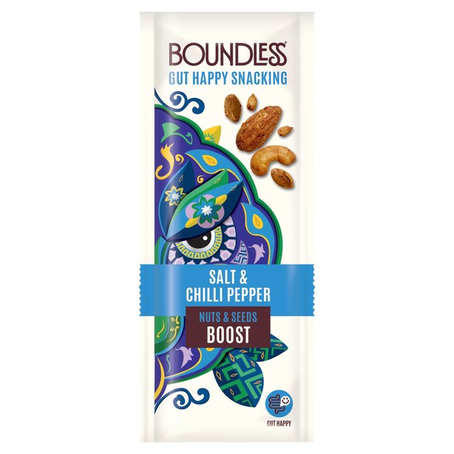 Boundless, Salt & Chilli Pepper, Nuts & Seeds Boost 25g