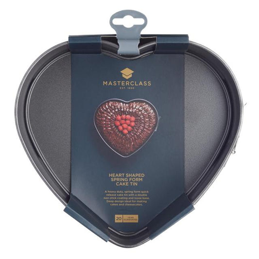 MasterClass Non-Stick Spring Form Heart Shape Cake Tin N/A