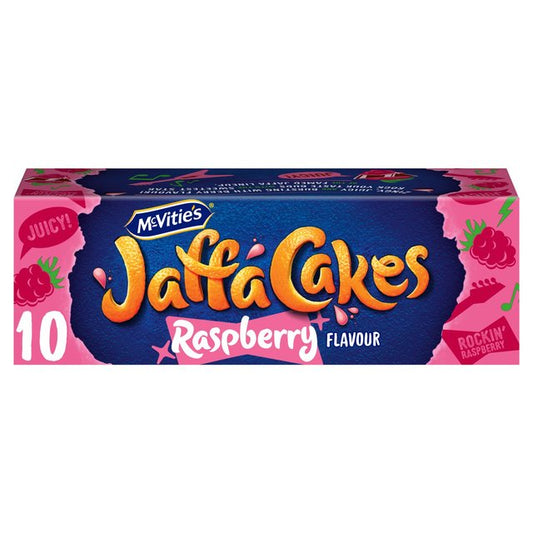 McVitie's Jaffa Cakes Original Biscuits Raspberry Flavour 10 per pack