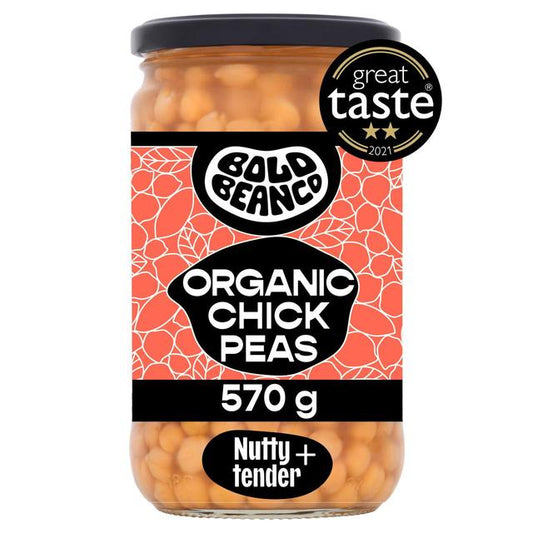Bold Bean Co Organic Chickpeas 570g
