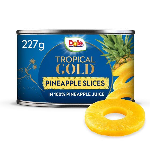 Dole Pineapple slices in juice cans 227g
