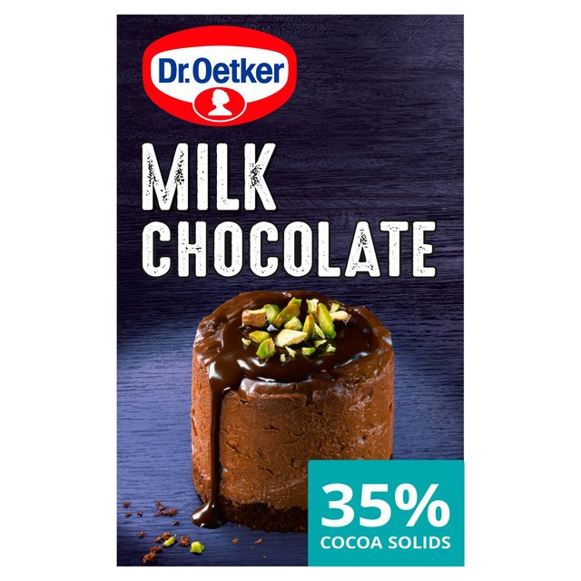 Dr. Oetker Milk Cooking Chocolate Bar 100g