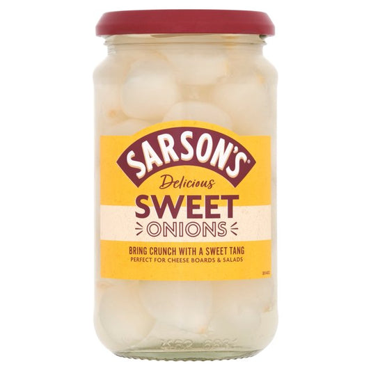 Sarson's Sweet & Mild Silverskin Onions 460g