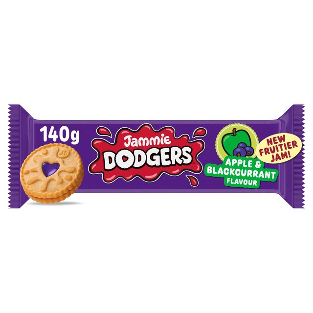 Jammie Dodgers Apple & Blackcurrant Biscuits 140g