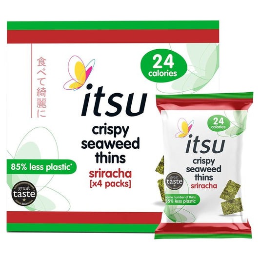 Itsu Sriracha Seaweed Multipack 4 per pack