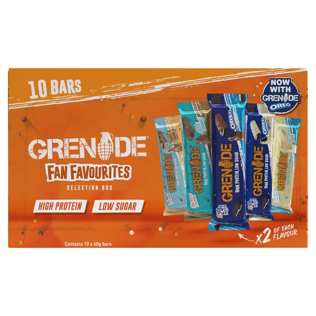 Grenade Fan Favourites Protein Bars 10 x 60g